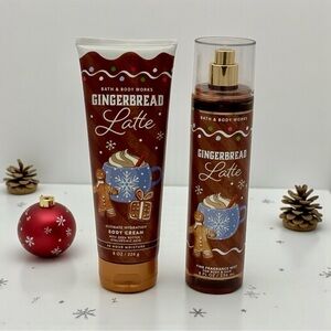Bath & Body Works Gingerbread Latte Body Care Christmas Gift Set NWT